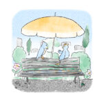 Gesprächsangebot für Trauernde Friedhofsbank Efferen